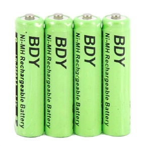 BuySKU68314 1.2V 750mAh Rechargeable BDY AAA Battery 4/Package