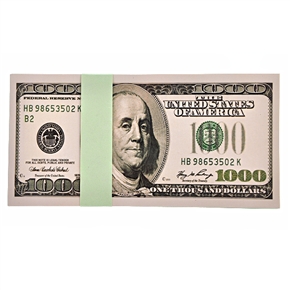 BuySKU68068 $100 Bill 6.5-inch Dollar Memo Dollar Notepad Writing Pad (Green)