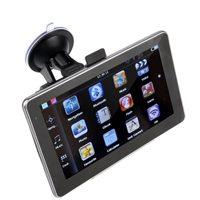 BuySKU65878 7-inch TFT-LCD Touch Screen Windows CE 6.0 4GB Car GPS Navigator with Multimedia Player /FM Radio /TF Slot (Black)