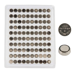 BuySKU68312 AG4 1.55V Cell Button Battery 100/Package