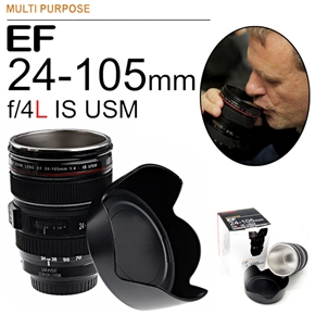 BuySKU68115 Creative EF 24-105mm f/4L Camera Lens Shaped Stainless Steel Inner Cup