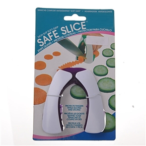 BuySKU68155 Convenient Safe Slice Figure Guard Kitchen Gadget (Purple)