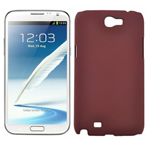 BuySKU68550 Durable Matte Quicksand Style Hard Protective Back Case Cover for Samsung Galaxy Note II /N7100 (Wine Red)
