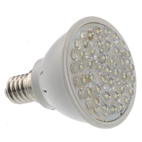 BuySKU68445 E14 2.5W 38-LED AC110V/220V Energy-saving Cold White LED Lamp Light