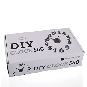 BuySKU68253 Funny Innovative DIY Clock (Black)