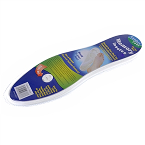 BuySKU68122 G3-M11 Sized Memory Insole Comfort Foot Memory Foam Insole for Any Shoe (White) - pair