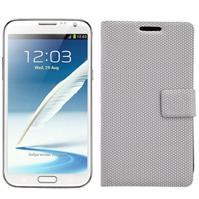 BuySKU68532 Left-right Open Football Pattern PU Protective Case Cover with Card Holders for Samsung Galaxy Note II /N7100 (Grey)