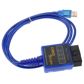 BuySKU68452 Mini ELM327 V1.5 USB Interface OBD-II OBD2 Auto Scanner Code Reader Car Diagnostic Tool (Blue)