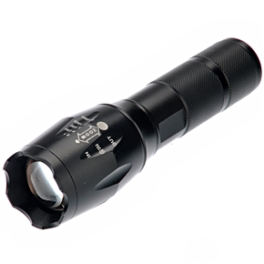 BuySKU68620 Portable SS-A100 CREE XM-L T6 3-Mode 1000 Lumens Super Bright LED Flashlight Torch with Adjustable Focus (Black)