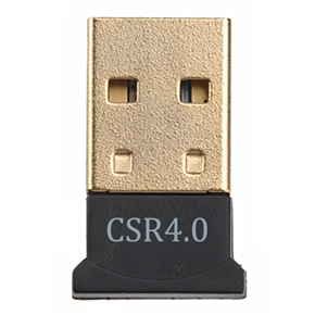 BuySKU64869 Square Shaped USB Bluetooth CSR 4.0 Dongle (Black)