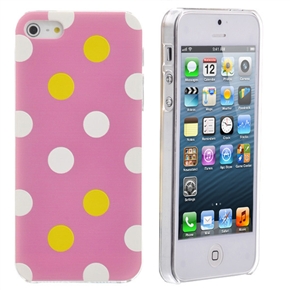 BuySKU68384 Stylish Dots Pattern Hard Protective Back Case Cover for iPhone 5 (Pink)