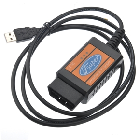 BuySKU68448 USB Car Diagnostic Scanner Code Reader Scanning Tool Cable for Ford (Black)