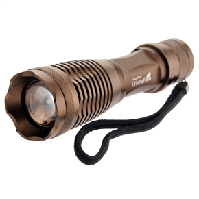 BuySKU68617 UltraFire CREE XM-L T6 3-Mode 1000 Lumens Super Bright LED Flashlight Torch with Adjustable Focus (Brown)