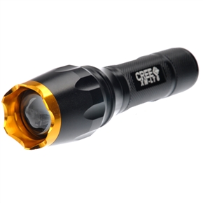 BuySKU68571 UltraFire CREE XM-L T6 5-mode 700 Lumens Super Bright LED Flashlight Torch with Adjustable Focus (Black)