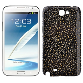 BuySKU68555 Unique 3D Water-drop Style Hard Protective Back Case Cover for Samsung Galaxy Note II /N7100 (Black)
