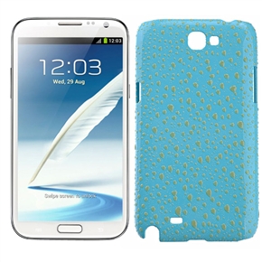 BuySKU68559 Unique 3D Water-drop Style Hard Protective Back Case Cover for Samsung Galaxy Note II /N7100 (Blue)