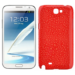BuySKU68557 Unique 3D Water-drop Style Hard Protective Back Case Cover for Samsung Galaxy Note II /N7100 (Red)