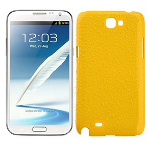 BuySKU68560 Unique 3D Water-drop Style Hard Protective Back Case Cover for Samsung Galaxy Note II /N7100 (Yellow)