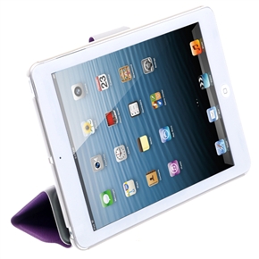 BuySKU68631 Unique Spider Pattern PU Protective Case Cover with Sleep Function & Magnetic Stand for iPad Mini (Purple)