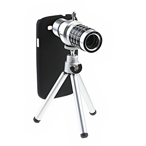 BuySKU68744 12X Zoom Mobile Telephoto Lens Kit with Tripod for Samsung Galaxy S III /I9300
