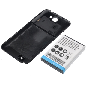 BuySKU68649 3.7V 6800mAh Rechargeable Li-ion Battery with Hard Plastic Back Case for Samsung Galaxy Note II /N7100 (Black)