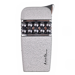 Baofa Metal Cigarette Lighter Butane Lighter with Pearls (Silver)