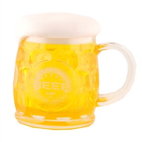 BuySKU69101 Cool Plastic Bear Cup Mug with Lid (Yellow)