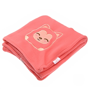 BuySKU69082 Cute Cartoon Ali Pattern Soft USB Powered Far-infrared Heating Blanket Warmer (Pink)