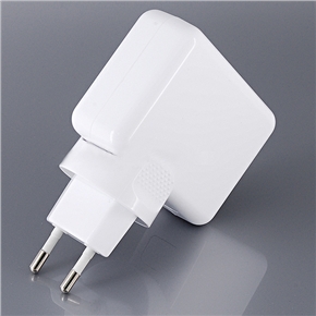 BuySKU69160 EU Plug Power Charger Adapter for Apple iPad 2 iPhone iPod (White)
