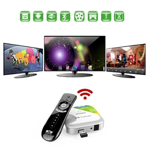 BuySKU69115 FreeLander AP10 Android 4.0 RK3066 Dual-Core 1.6GHz 1GB/16GB Mini PC Android TV Box with WiFi /Bluetooth /Air Mouse