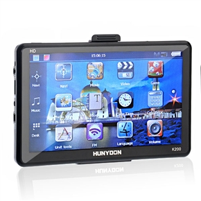 BuySKU68752 HUNYDON K200 7-inch Resistive Screen Windows CE 6.0 4GB HD Car GPS Navigator with Media Player /FM Radio /TF Card Slot