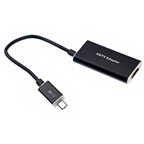 BuySKU68728 MHL Micro USB to HDMI HDTV Adapter Cable for Samsung Galaxy S III /i9300 (Black)