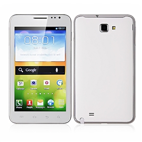BuySKU69199 N7005 Android 4.0 MTK6577 Dual-Core 1GB/2GB 5.2-inch Capacitive Screen 3G Smartphone with GPS TV Dual-camera (White)