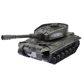 BuySKU69083 No.5896 Radio Remote Control R/C Super Power Panzer with LED Lights & 4 Rechargeable Batteries (Army Green)