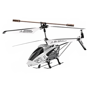 BuySKU68765 SBEGO SB105 Rechargeable Infrared Remote Control R/C Mini Helicopter with Built-in Gyro & Night Lights (White & Black)