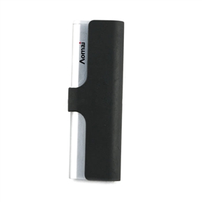 Stylish Alloy Windproof Butane Jet Cigarette Lighter with Key Chain