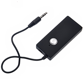 BuySKU69091 Universal Wireless Bluetooth A2DP 3.5mm Stereo Audio Dongle Receiver Adapter for iPhone /iPad /HIFI iPod /TV (Black)