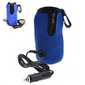 BuySKU69469 12V Universal Car Baby Food Milk Bottle Warmer Heater Mini Linear Temperature Programmer (Blue)