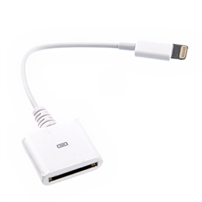 BuySKU69308 30-pin Female to 8-pin Male Converter Adapter Cable for iPhone 5 /iPad mini /iPad 4 /iPod nano 7 /iPod touch 5 (White)