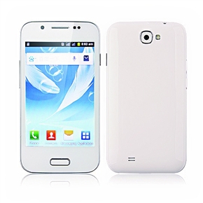 BuySKU69343 A7100 Android 2.3 SC6820 1.0GHz Dual-SIM Quad-Band 4.0-inch Capacitive Screen Smartphone with WiFi Dual-camera (White)