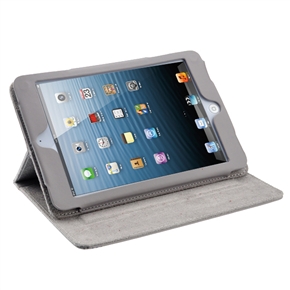 BuySKU69428 Cute Magic Girl Style PU Protective Case Cover Pouch with Stand & Magnetic Closure for iPad mini (Grey)