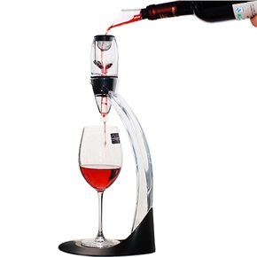 BuySKU69458 Deluxe Magic Decanter Wine Aerator Set with Tower