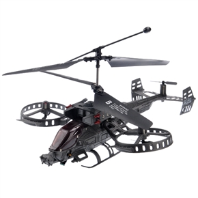 BuySKU69556 No.J6683 Rechargeable 4-Channel Gyro System Infrared Remote Control R/C Helicopter with Night Lights (Grey)