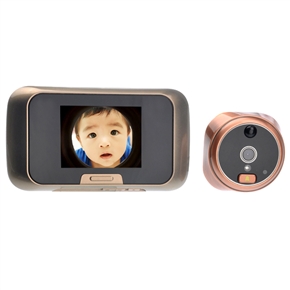 BuySKU69347 S15 2.8-inch TFT-LCD 0.3MP Smart Door Viewer with Visual Doorbell /Night Vision /Auto-detection