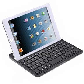 BuySKU69598 Super-thin Portable Aluminum Wireless Bluetooth 3.0 Keyboard Protective Case Cover with Stand for iPad mini (Black)