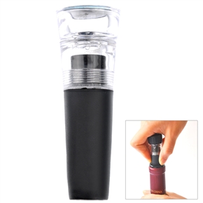 BuySKU69453 Vacuum Sealed Wine Bottle Stopper Wine Fresh Plug with Transparent Cap