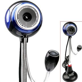 BuySKU53728 1/4" CMOS 1.3 Mega Pixels USB 2.0 Webcam with Microphone & Flexible Neck