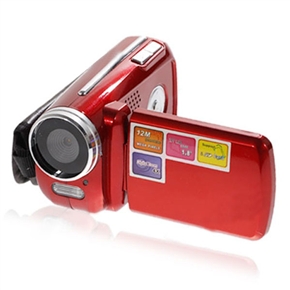 BuySKU61174 1.8" TFT LCD 1.3MP Digital Video Camera Camcorder with 4X Digital Zoom (Red)