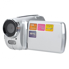 BuySKU61170 1.8" TFT LCD 300KP Digital Video Camcorder with 4X Digital Zoom & AV-Out/ SD Slots (Silver)