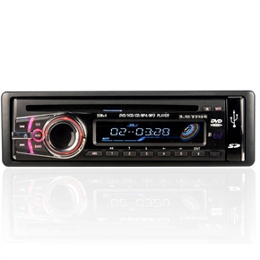 BuySKU59221 1 Din In-Dash Exquisite Car Audio DVD/DIVX/VCD/CD/CD-R/MP3/USB2.0/MPEG4/SD Player (819)